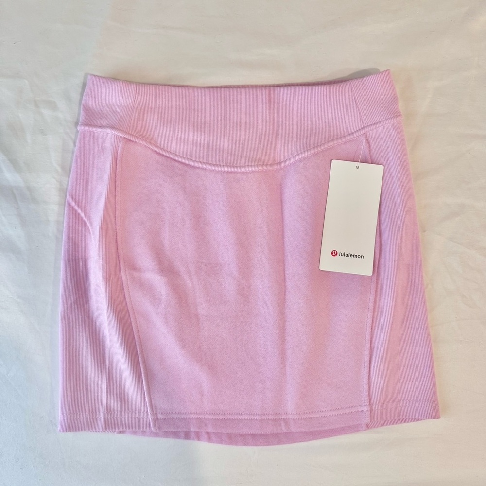Lulu Pink Scuba Skirt